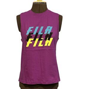 FILA Kineta Cotton Training Gym Workout Tank Top Size Small NWT